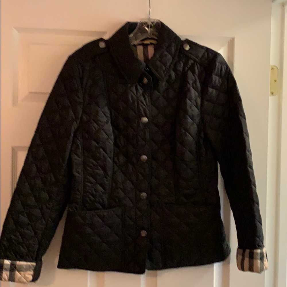 Burberry quilted blazer